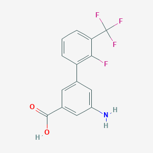 molecular formula C14H9F4NO2 B6409958 MFCD18322461 CAS No. 1261934-86-4