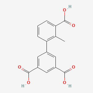 molecular formula C16H12O6 B6410244 3-(3,5-Dicarboxyphenyl)-2-methylbenzoic acid CAS No. 1261939-27-8