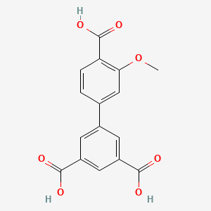 molecular formula C16H12O7 B6410271 4-(3,5-Dicarboxyphenyl)-2-methoxybenzoic acid CAS No. 1261916-86-2
