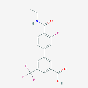 molecular formula C17H13F4NO3 B6410458 MFCD18322580 CAS No. 1261955-48-9