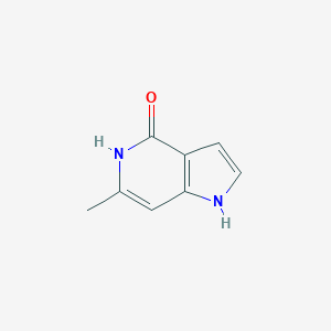 molecular formula C8H8N2O B064115 6-methyl-1H-pyrrolo[3,2-c]pyridin-4-ol CAS No. 178268-91-2
