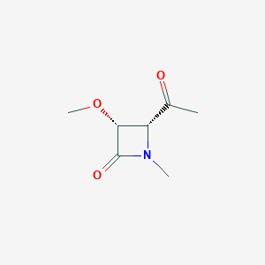 (3R,4R)-4-Acetyl-3-methoxy-1-methylazetidin-2-one
