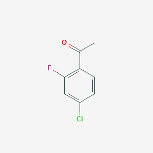 molecular formula C8H6ClFO B064128 4'-Chloro-2'-fluoroacetophenone CAS No. 175711-83-8