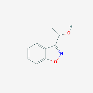 molecular formula C9H9NO2 B064132 1-(1,2-Benzisoxazol-3-yl)ethanol CAS No. 179070-85-0