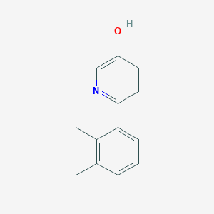 molecular formula C13H13NO B6413698 6-(2,3-Dimethylphenyl)pyridin-3-ol CAS No. 1261991-07-4