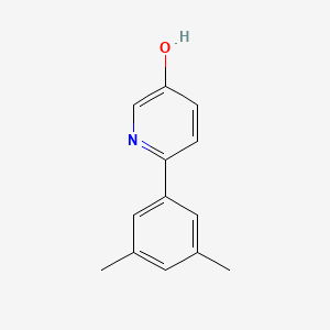 molecular formula C13H13NO B6413726 6-(3,5-Dimethylphenyl)pyridin-3-ol CAS No. 1261970-83-5