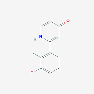 molecular formula C12H10FNO B6413844 MFCD18323387 CAS No. 1261983-55-4