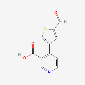 molecular formula C11H7NO3S B6413923 MFCD18323417 CAS No. 1261911-68-5