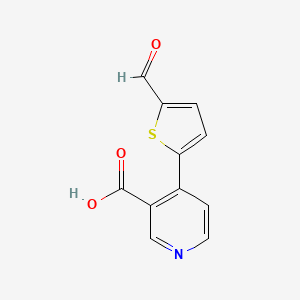molecular formula C11H7NO3S B6413942 MFCD18323421 CAS No. 1261958-41-1
