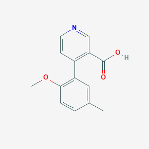 molecular formula C14H13NO3 B6414255 MFCD18323482 CAS No. 1261908-40-0