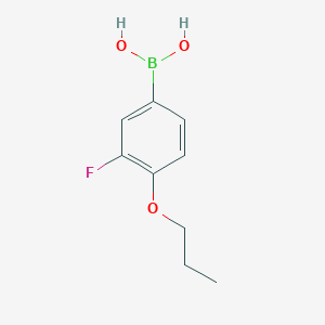 molecular formula C9H12BFO3 B064144 3-Fluoro-4-propoxyphenylboronic acid CAS No. 192376-68-4