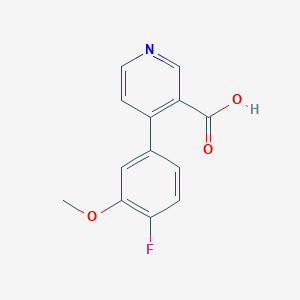 molecular formula C13H10FNO3 B6414516 MFCD18323528 CAS No. 1261938-01-5