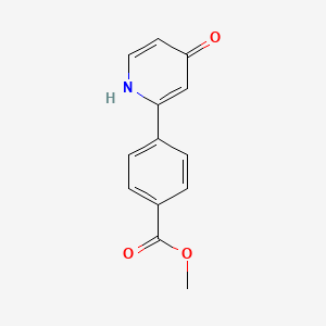 molecular formula C13H11NO3 B6414834 MFCD18323602 CAS No. 1261913-36-3