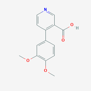 molecular formula C14H13NO4 B6414899 MFCD18323618 CAS No. 1261971-76-9