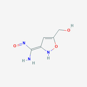 [(3E)-3-[amino(nitroso)methylidene]-1,2-oxazol-5-yl]methanol