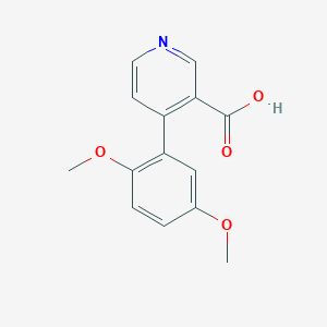 molecular formula C14H13NO4 B6414929 MFCD18323615 CAS No. 1261999-00-1