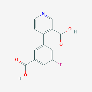 molecular formula C13H8FNO4 B6414967 MFCD18323628 CAS No. 1261985-40-3