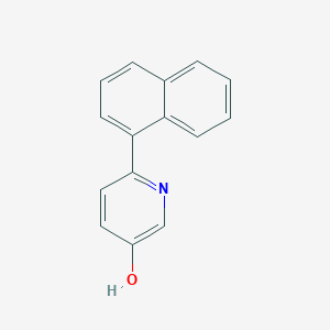 molecular formula C15H11NO B6415081 6-(Naphthalen-1-yl)pyridin-3-ol CAS No. 1261908-68-2