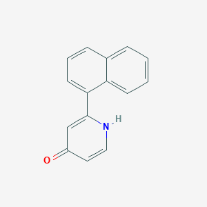 molecular formula C15H11NO B6415095 2-(Naphthalen-1-yl)pyridin-4-ol CAS No. 1261910-27-3