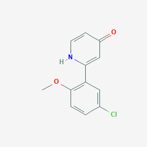 molecular formula C12H10ClNO2 B6415176 MFCD18323661 CAS No. 1261959-21-0