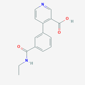 molecular formula C15H14N2O3 B6415335 MFCD18323702 CAS No. 1261913-96-5