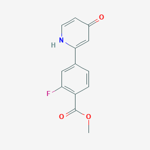 molecular formula C13H10FNO3 B6415426 MFCD18323720 CAS No. 1261900-56-4