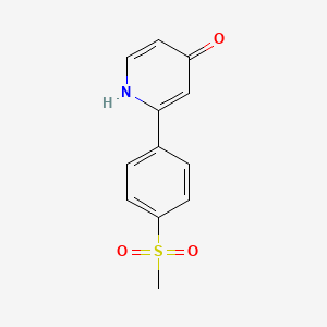 molecular formula C12H11NO3S B6415465 MFCD18323739 CAS No. 1262011-51-7