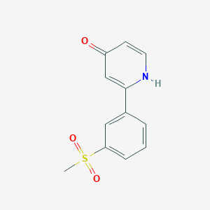 molecular formula C12H11NO3S B6415483 MFCD18323736 CAS No. 1261951-20-5