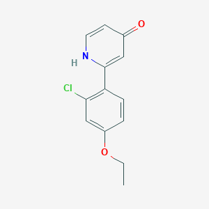 molecular formula C13H12ClNO2 B6415521 MFCD18323743 CAS No. 1261939-33-6