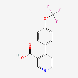 molecular formula C13H8F3NO3 B6415564 MFCD18323756 CAS No. 1261901-21-6