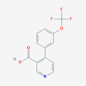 molecular formula C13H8F3NO3 B6415585 MFCD18323753 CAS No. 1261901-13-6