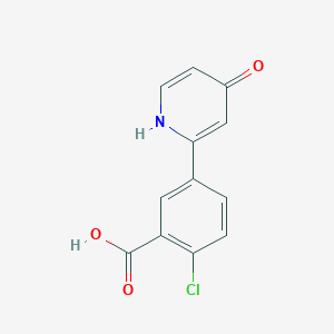 molecular formula C12H8ClNO3 B6415586 MFCD18323747 CAS No. 1261910-67-1