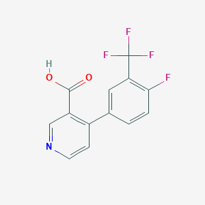 molecular formula C13H7F4NO2 B6415591 MFCD18323764 CAS No. 1262010-52-5