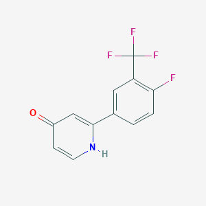 molecular formula C12H7F4NO B6415606 MFCD18323766 CAS No. 1261987-17-0