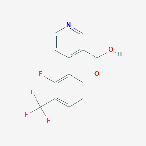 molecular formula C13H7F4NO2 B6415614 MFCD18323760 CAS No. 1261910-70-6