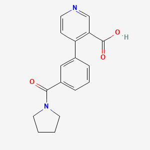 molecular formula C17H16N2O3 B6415731 MFCD18323796 CAS No. 1261895-13-9