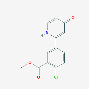 molecular formula C13H10ClNO3 B6415744 MFCD18323790 CAS No. 1261914-58-2