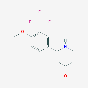 molecular formula C13H10F3NO2 B6415753 MFCD18323806 CAS No. 1262011-13-1
