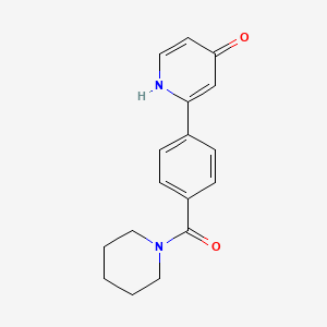 molecular formula C17H18N2O2 B6415893 MFCD18323832 CAS No. 1261936-81-5