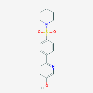 molecular formula C16H18N2O3S B6416023 MFCD18323861 CAS No. 1261951-33-0