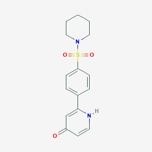 molecular formula C16H18N2O3S B6416049 MFCD18323860 CAS No. 1261911-10-7