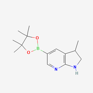 3-Methyl-2,3-dihydro-1H-Pyrrolo[2,3-b]pyridine-5-boronic acid pinacol ester