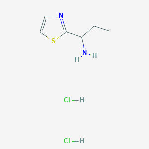 1-(1,3-Thiazol-2-yl)propan-1-amine dihydrochloride;  95%