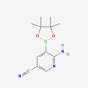 2-Amino-5-cyanopyridine-3-boronic acid pinacol ester