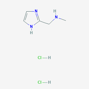 B6416385 (1H-Imidazol-2-ylmethyl)methylamine dihydrochloride;  95% CAS No. 1255717-39-5