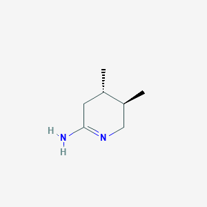 molecular formula C7H14N2 B064164 (3R,4S)-3,4-dimethyl-2,3,4,5-tetrahydropyridin-6-amine CAS No. 190909-62-7