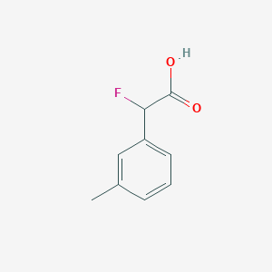 2-Fluoro-2-(m-tolyl)acetic acid