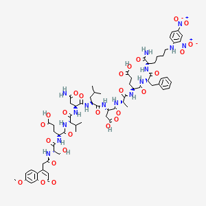 molecular formula C68H89N15O26 B6416524 Mca-SEVNLDAEFK(Dnp)-NH2 