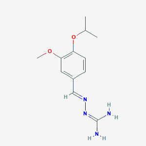 N-[(E)-{[3-methoxy-4-(propan-2-yloxy)phenyl]methylidene}amino]guanidine