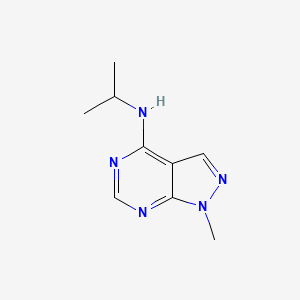 1-methyl-N-(propan-2-yl)-1H-pyrazolo[3,4-d]pyrimidin-4-amine